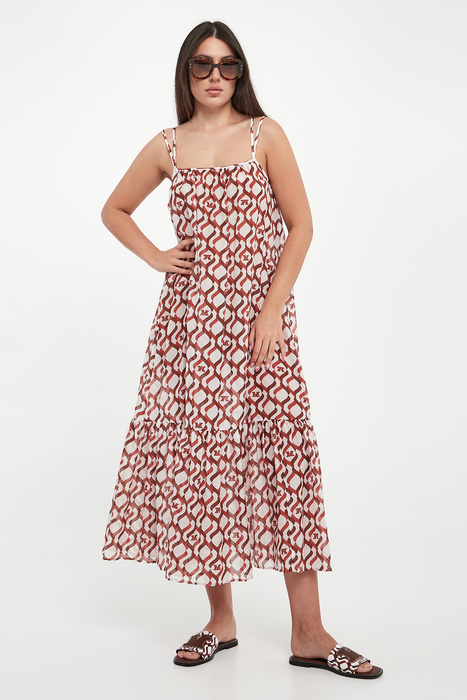 Sukienka z jedwabiem Alisso MAX MARA BEACHWEAR